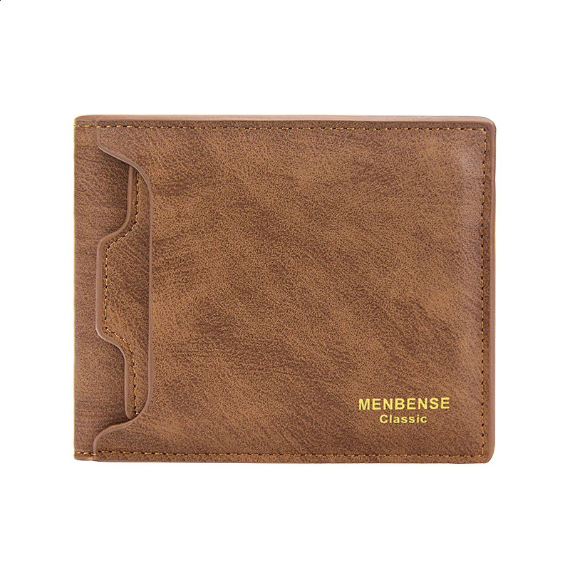 Men Wallet Purse Money Bag Fashion PU Soft Leather Mini Card Holder Hasp Coin Pocket Slim Multicard Mens 240830