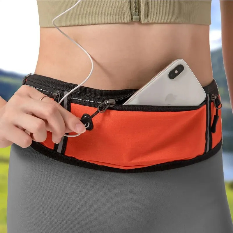 Professional Running Waist Bag Sports Belt Pouch Mobile Phone Case Men Women Hidden Gym SportsBags Pack y240830Z