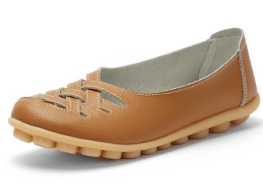 Genuine Leather Women's Shoes Flats Loafers Ladies Shoes Slip on Women's Female Ballet Tenis 2021 New2021