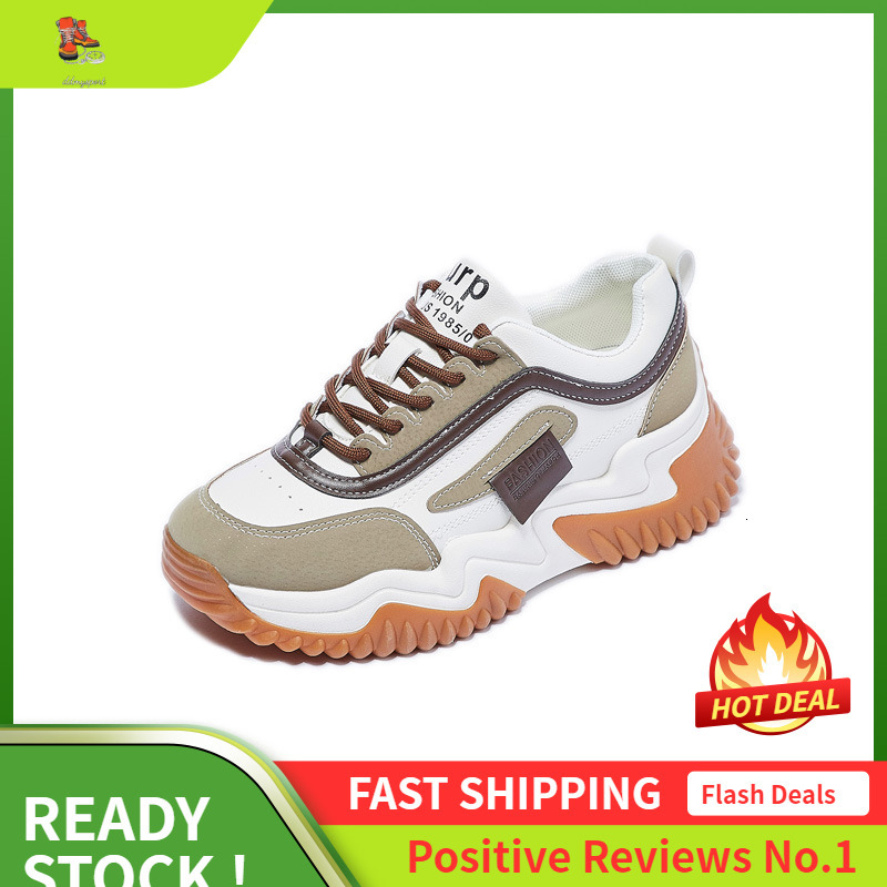 Ddmysports Korean Version Dad Spring New Breathable Sports Instagram Trendy Student Thick Soled Casual Shoes For Women Y OUTDOOR