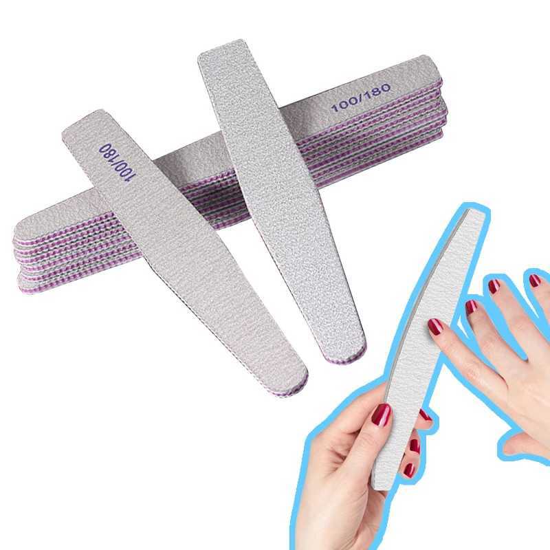 5/10 pieces of professional nail file double-sided buffering nail accessories used for processing nail sanding and polishing tools lime A Ongle W24082