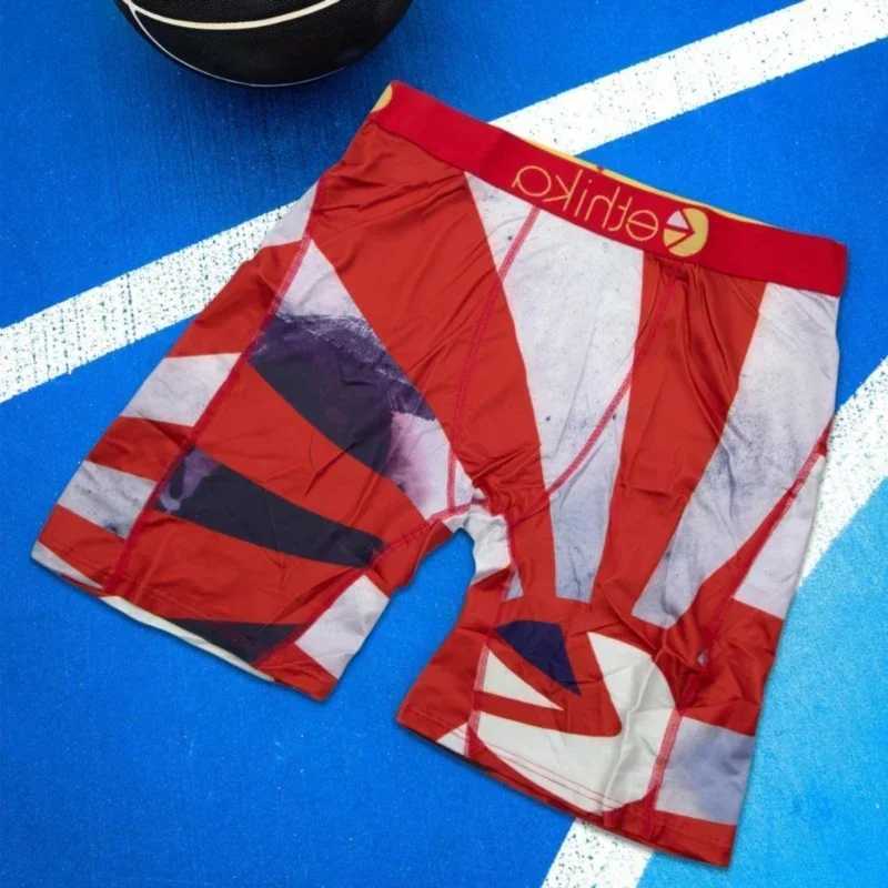 Underpants Sexy Men Underwear Boxers Cueca Fashion Print Man Boxershorts Summer Breathable Mens Panties Plus Size Men Boxers Underpants Y2408285W67
