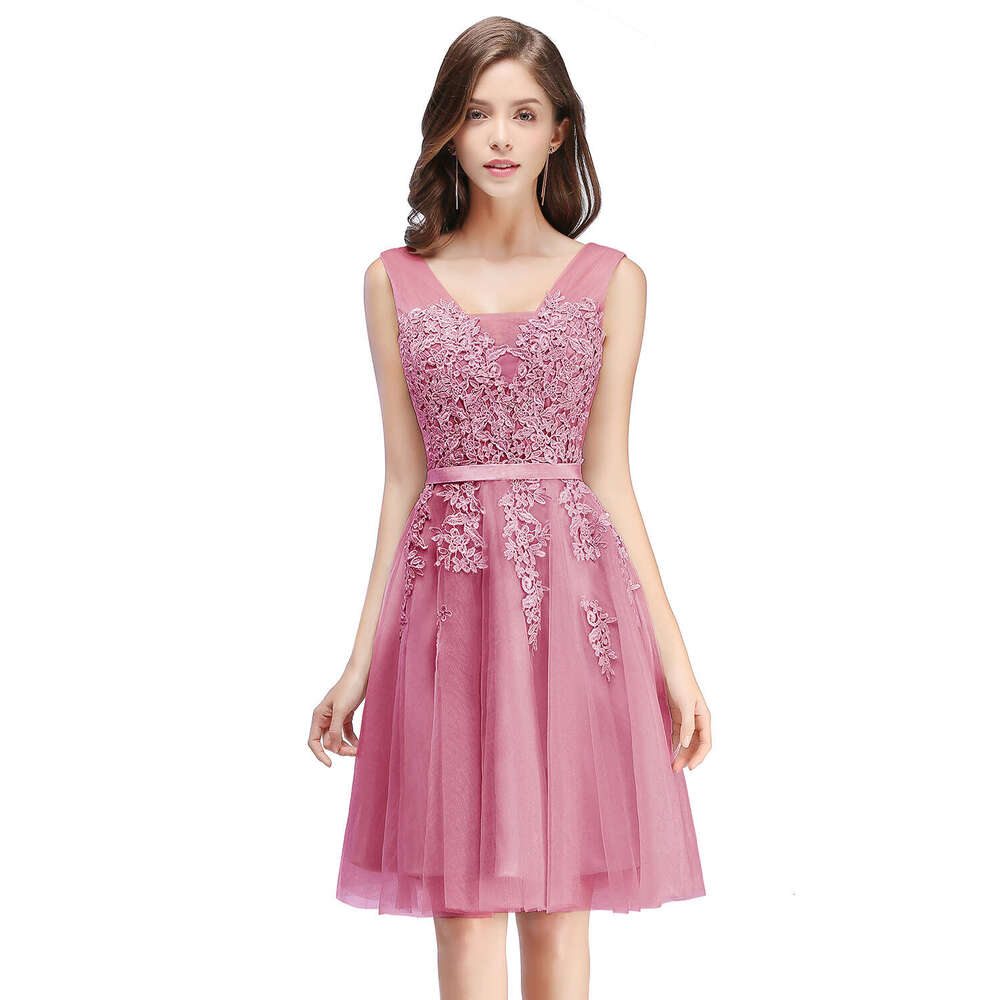 Graduation For Junior Tail Homecoming Dresses Short A E V Neck Tulle Mini Party Gowns Lace Up Cps341 0912