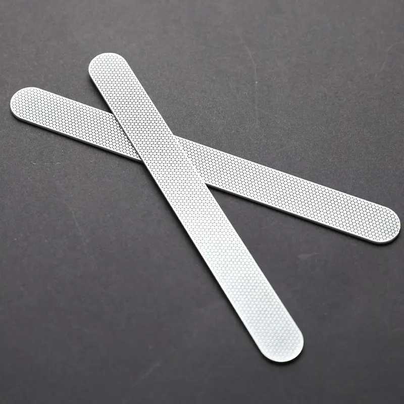 Professional stainless steel sanding nail file buffering polishing nail grinding and sanding processing tool finger nail care tool W240829