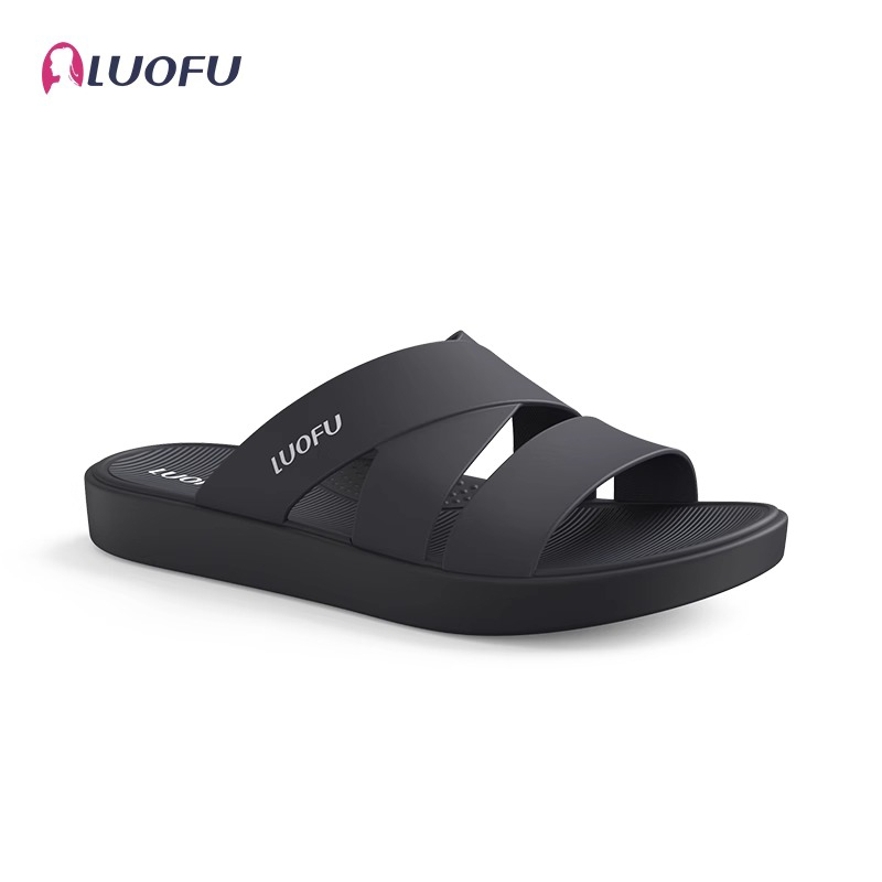 LUOFU 2024 New Men's Slippers Summer Home or Outdoor Anti slip, Wear resistant, Odorless Feet Simple Fashion EVA Sandals Slipper