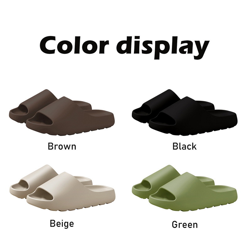 For Summer Women EVA Soft Slippers Indoor Home Slides Brand Slipper Men Sandals Beach Shoes Man Male Flip ps e38b