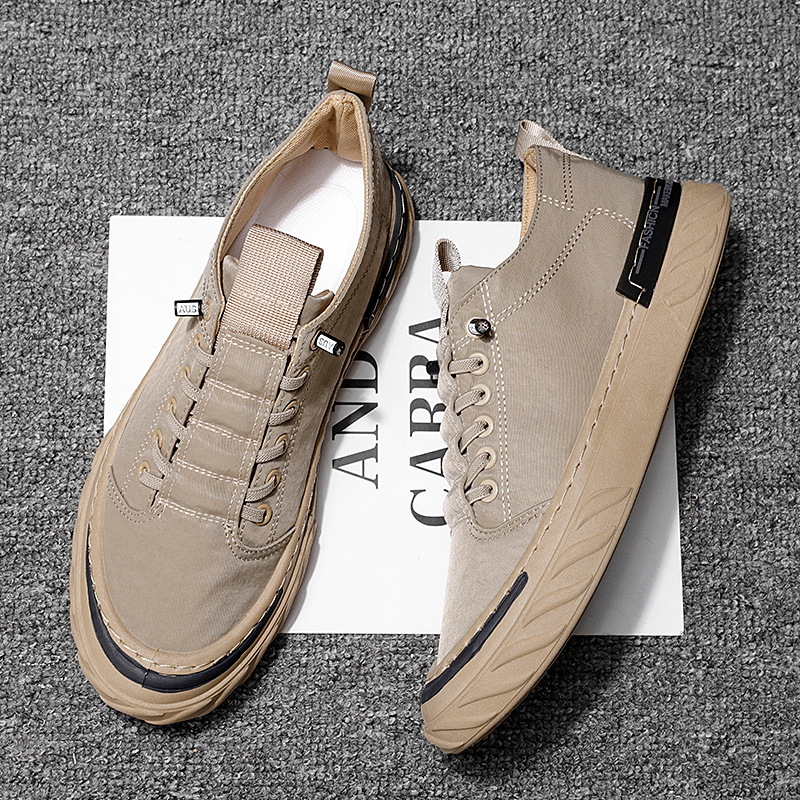 2025 NEW New Canvas Shoes Breathable Sneakers Casual Slip on Flats Fashion Loafers Men Jogging Sports Shoe atillas De Deporte porte
