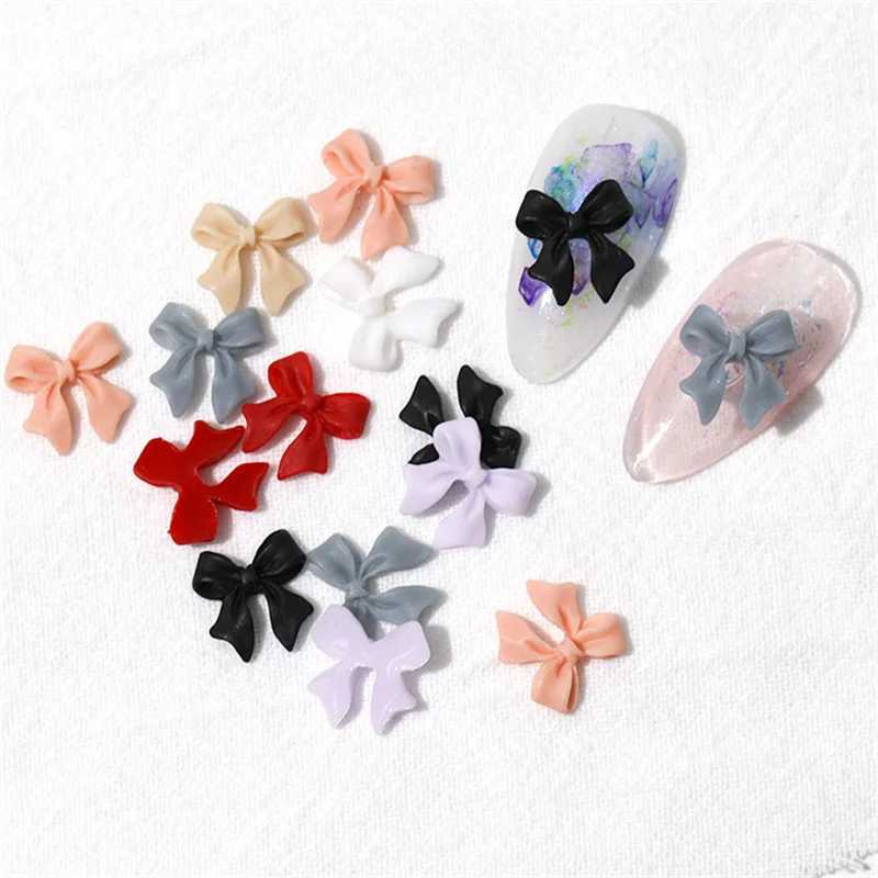 5 pieces/batch of nail art decorations 3D plastic butterfly charm Kawaii DIY nail polish applique jewelry accessories hand makeup W240829