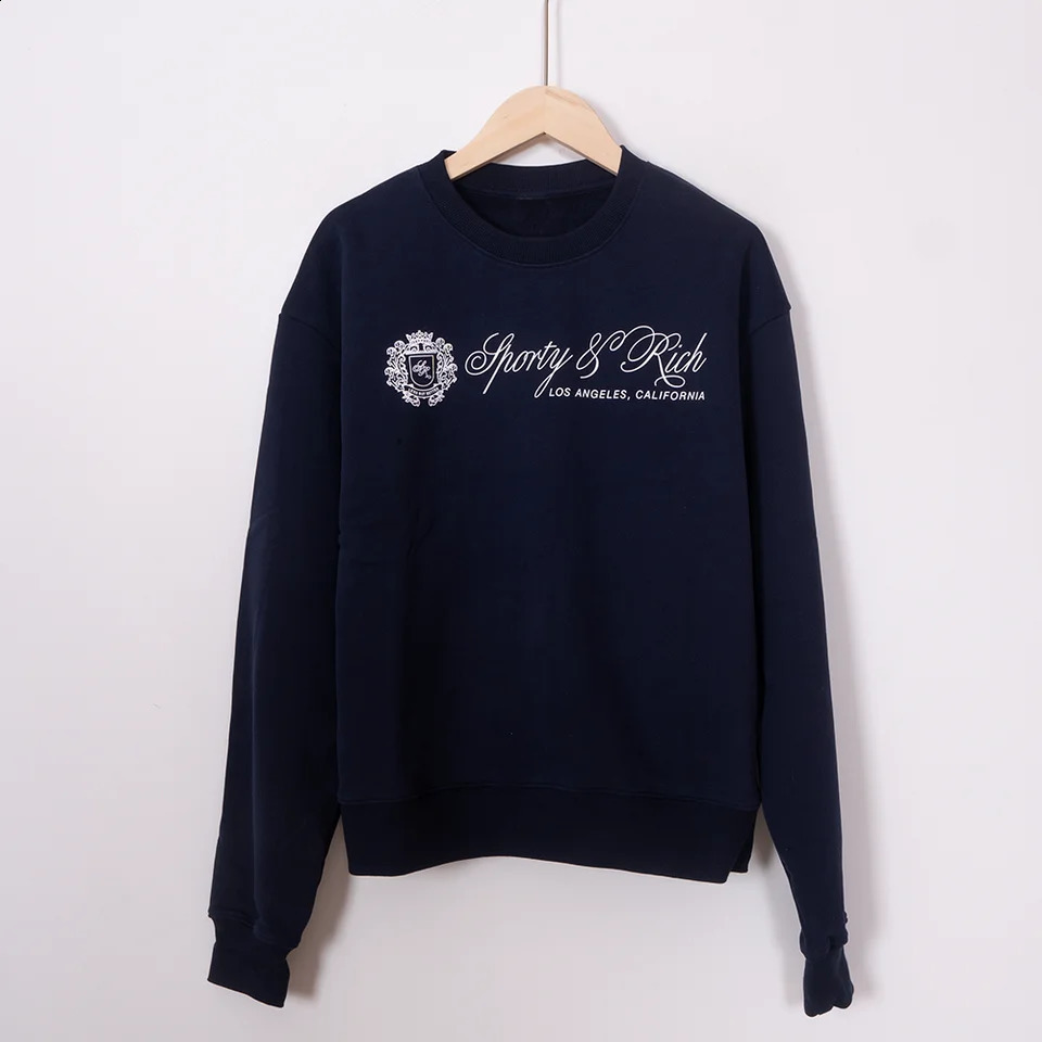 ZESSAM City Letter Graphic Print Sweatshirts Women ONeck Long Sleeve Sporty Female Pullover Vintage Casual Lady Top 240827
