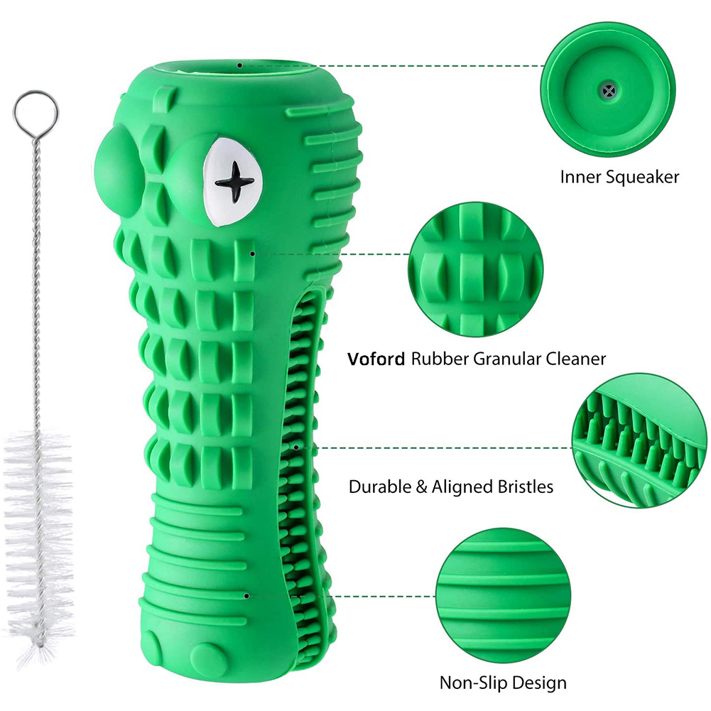 Dog Toys Chew Squeaky Toothbrush Pet Toy Durable for Aggressive Pet Manufacturer Teeth Cleaning Dental Care Toy For Large Dogs