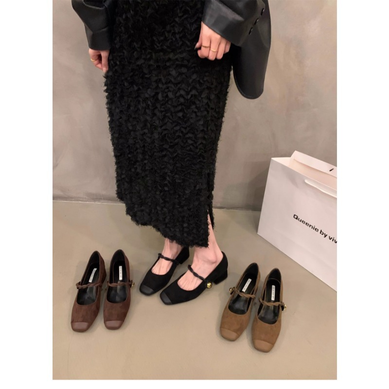 2024 New Spring Soft Leather Ballerina Shoes for Women - Flat Heel Casual Mary Jane Ballet Flats 4 s