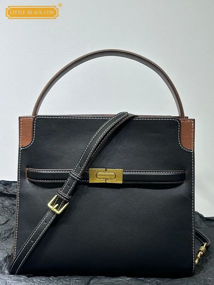 Fashion er genuine leather handbag office shoulder armpit womens square single cross bag 240830 4