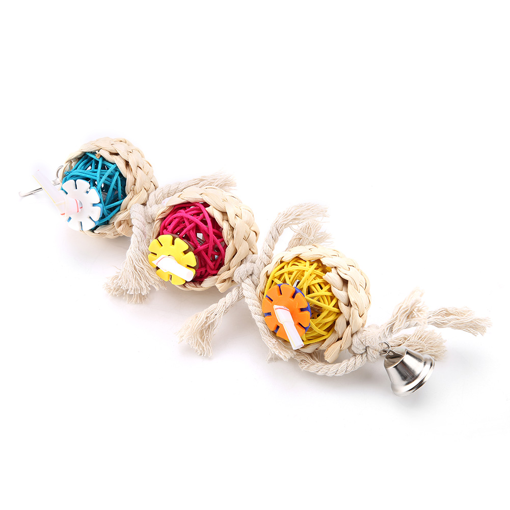 Safe Durable Bird Toy Bite Resistant Swing Hanging On Birdcage