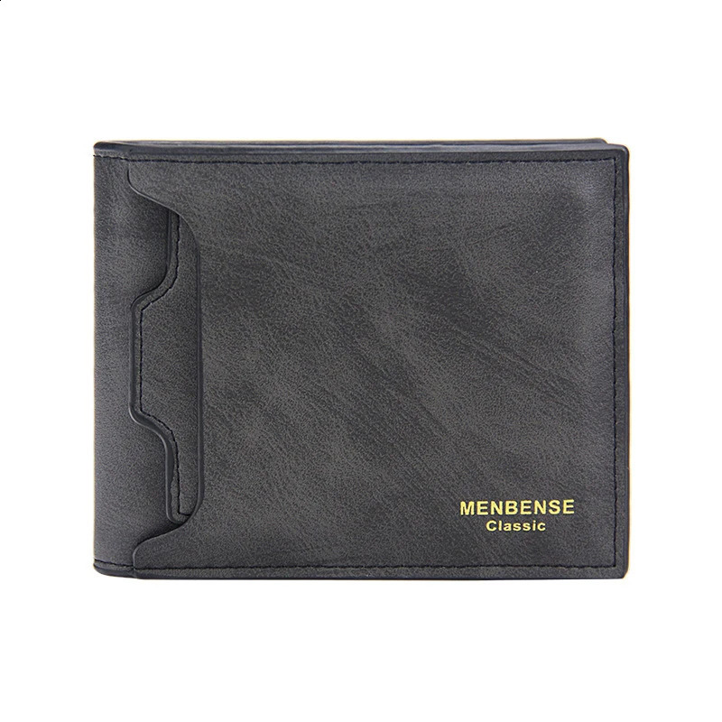 Men Wallet Purse Money Bag Fashion PU Soft Leather Mini Card Holder Hasp Coin Pocket Slim Multicard Mens 240830
