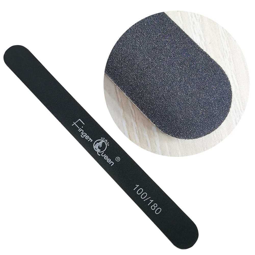 Professional nail file 100/180 sandpaper sturdy thick nail file nail accessories nail buffer polishing machine tool W240829