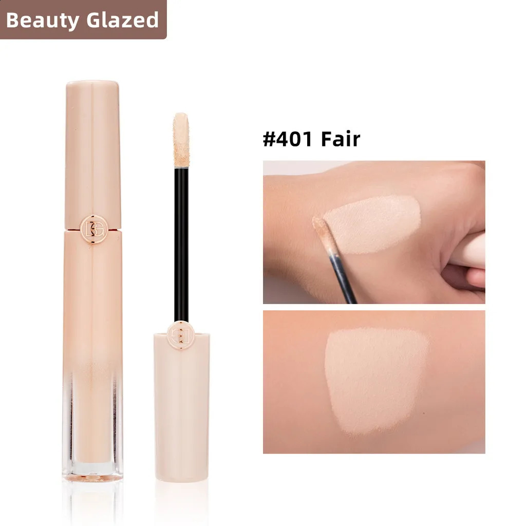 Beautiful glass waterproof concealer lasting smooth full coverage matte natural liquid concealer 240829