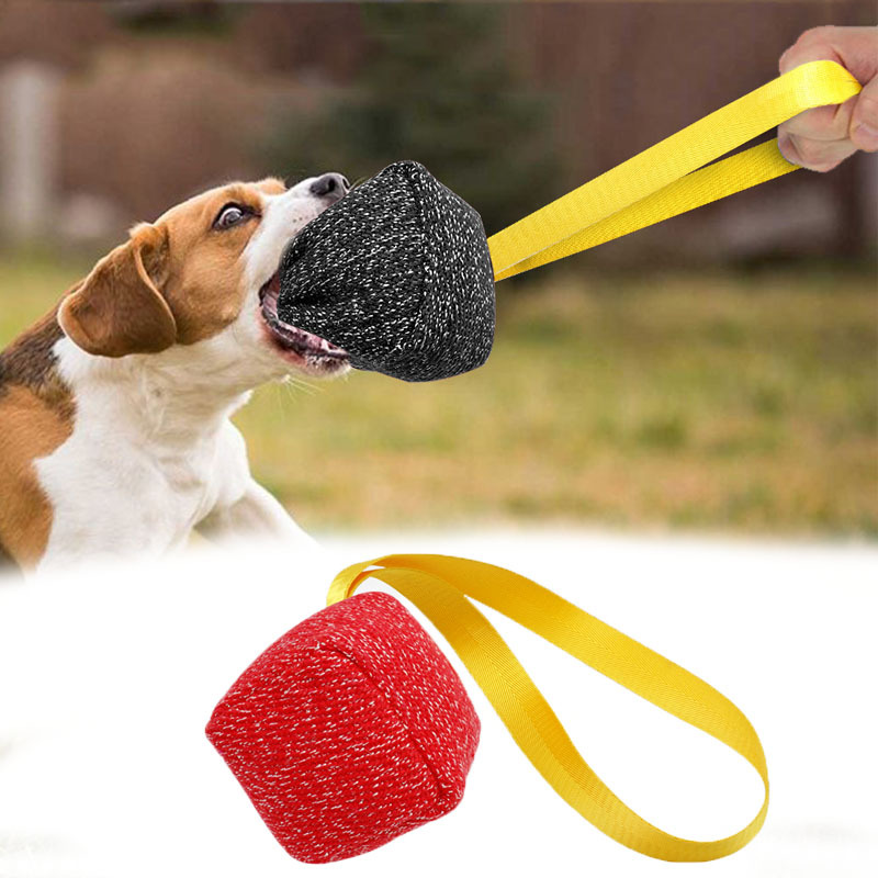 High Quality Thickened Nylon Webbing Pet Biting Pillow Grinding Teeth Pouncing Training Interactive Large Dog Toy