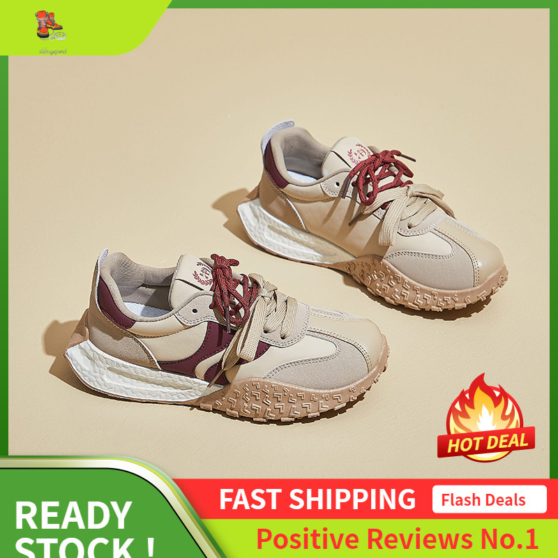 Ddmysports Ins Korean Version Forrest Gump Shoes Female Trend Autumn New Item Height Increasing Student Running Sports Leisure Street Shot Q OUTDOOR