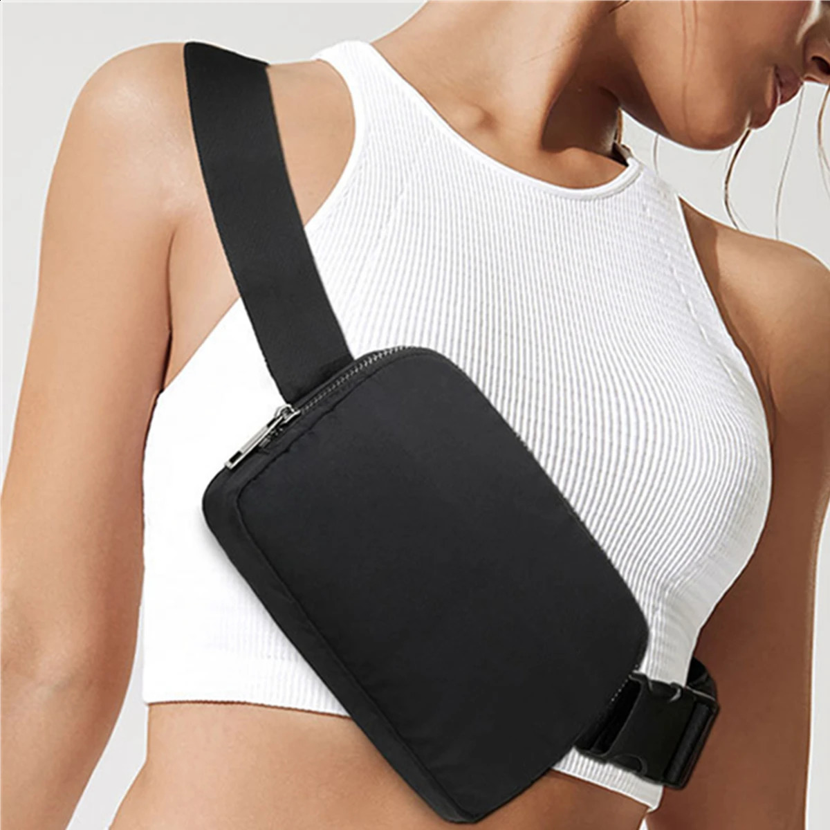 Sport Waist Bag Running Belt Bum Waterproof Cycling Women Fanny Pack Wallet Pouch Portable Phone Gym Jogging CrossBody Pocket 240830