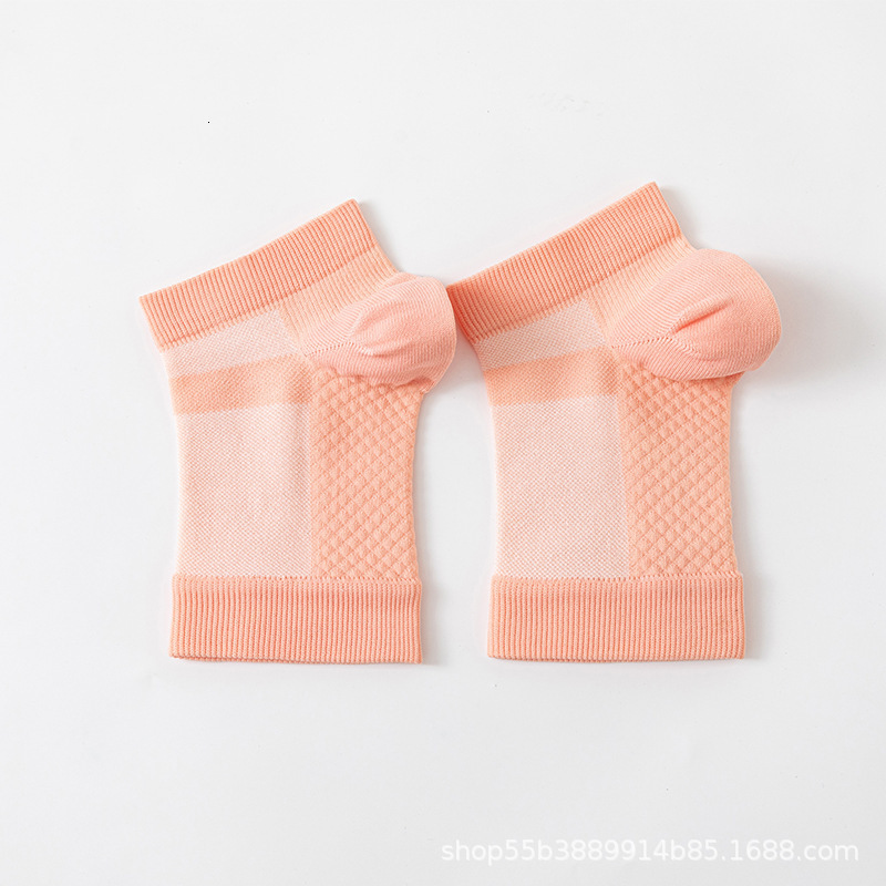 New breathable mesh toe exposed sports ankle protection socks, yoga protective outdoor elastic compression socks