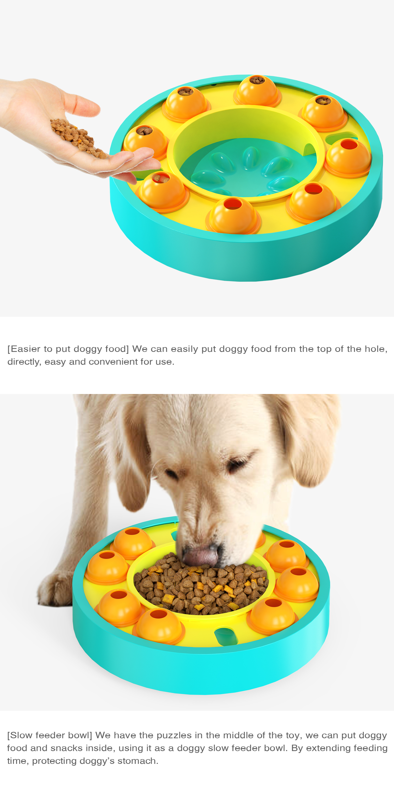 Wholesale Cartoon modeling pet puzzle toy with food feeder multifunctional Interactive funny pet dog toy