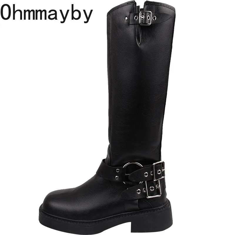 Western Woman Cowgirl Boot Fashion Back Zippers Long Booties Autumn Winter Suqare Low Heel Girl Shoes bf8b ies