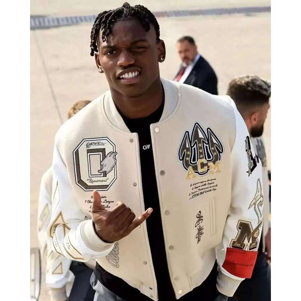 Y2K New American Vintage street hip-hop multi-letter embroidery high quality men's and women's loose coat