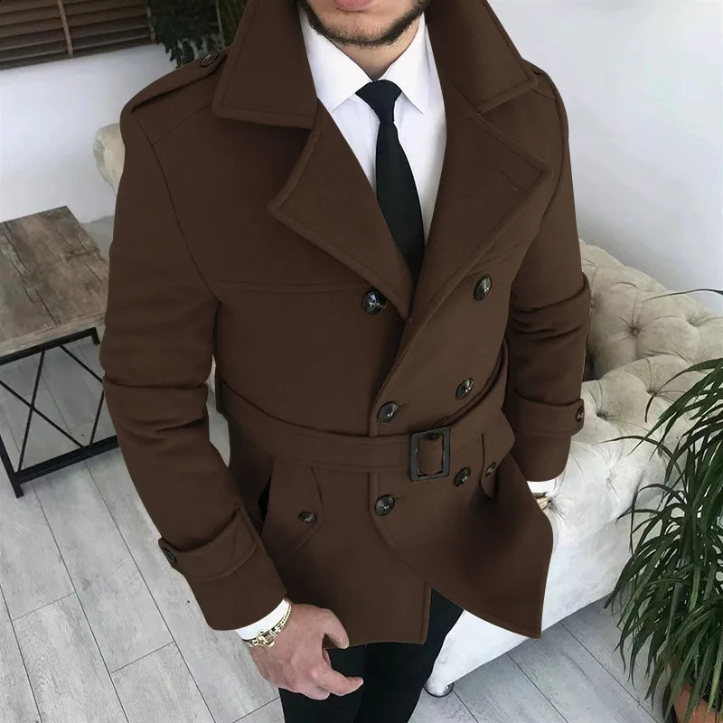 Mens and womens lapel double row button collar long sleeved jacket for spring and summer ultra-thin business suit jacket 240829