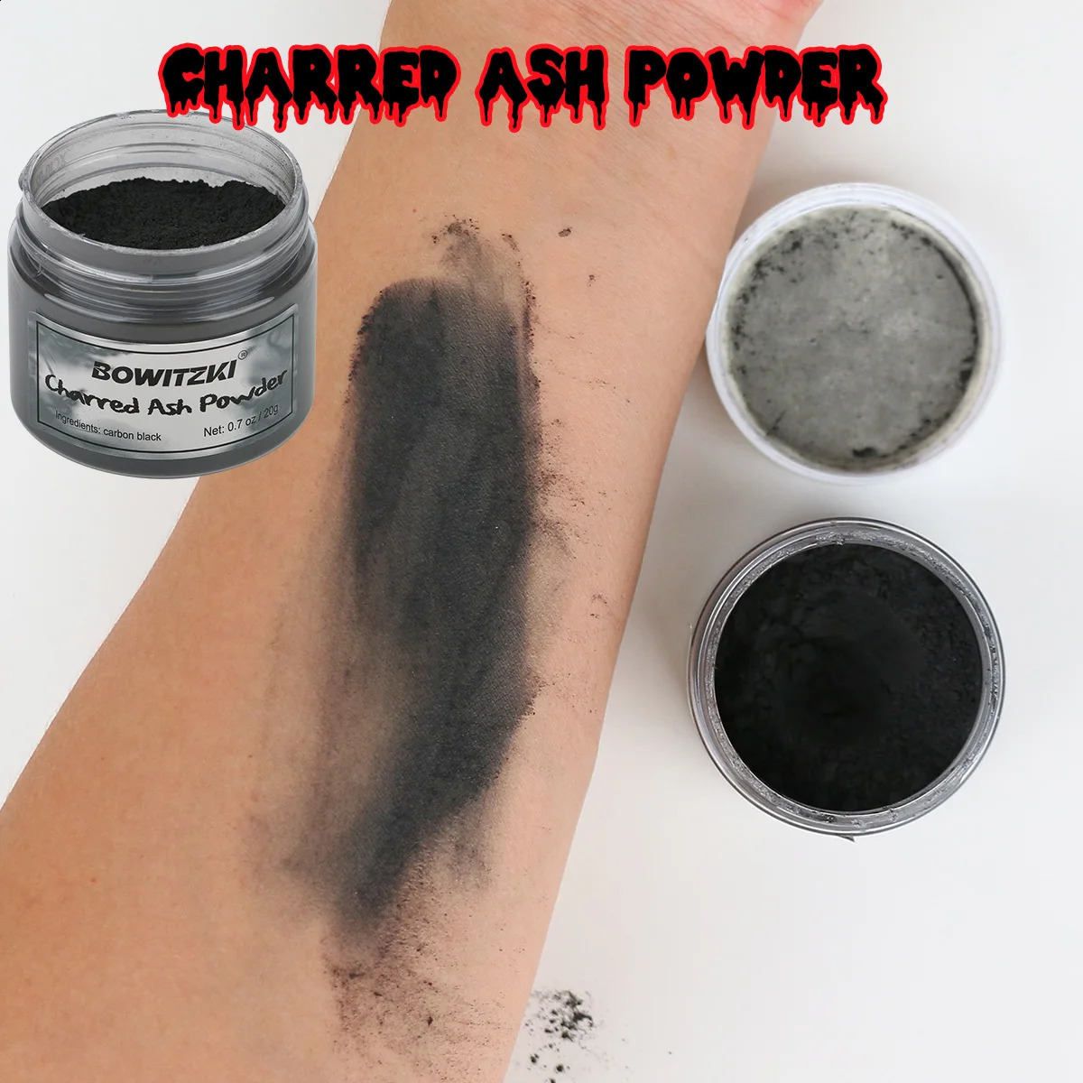 Bowitzki Halloween Makeup Special Effects Oil Body Painting Fake Blood Scar Wax Coating Sponge Brushing Ash Powder 240829
