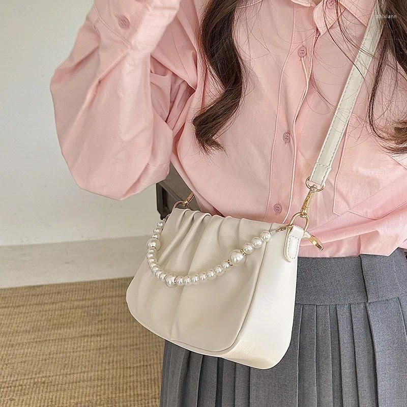 2025 NEW Shoulder Bags Niche Design Bag Female Foreign Style Crossbody Single Armpit Cloud zhanyishengli
