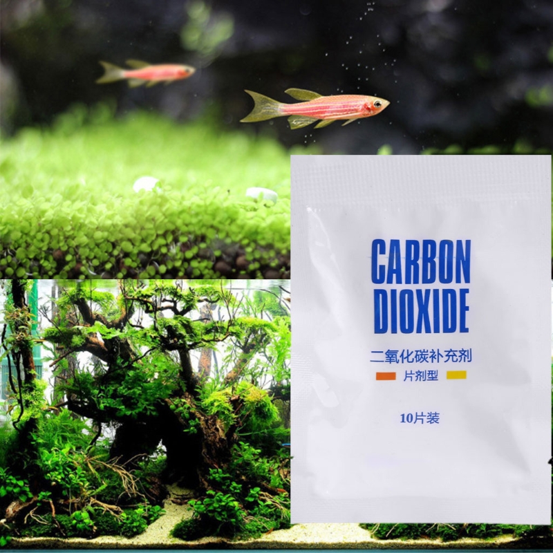 Aquarium Co2 Tablet Carbon Dioxide Supplements Fish Tank Diffuser Water Plants
