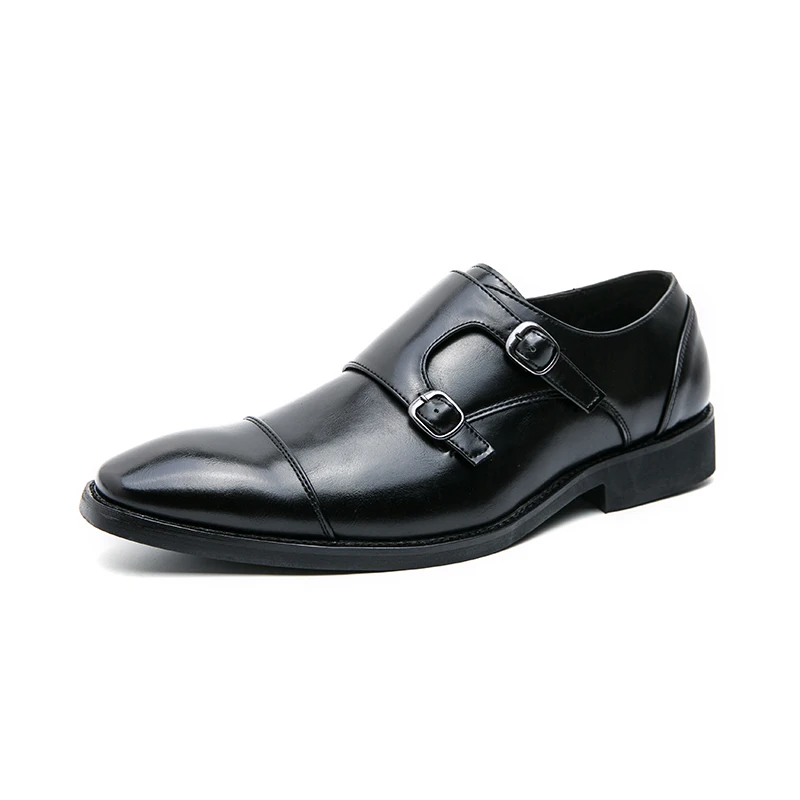 Fashion Designer Formal Slip On Men Dress New Classic Leather Oxfords For Wedding Party Business Flat Shoes Men's Loafers