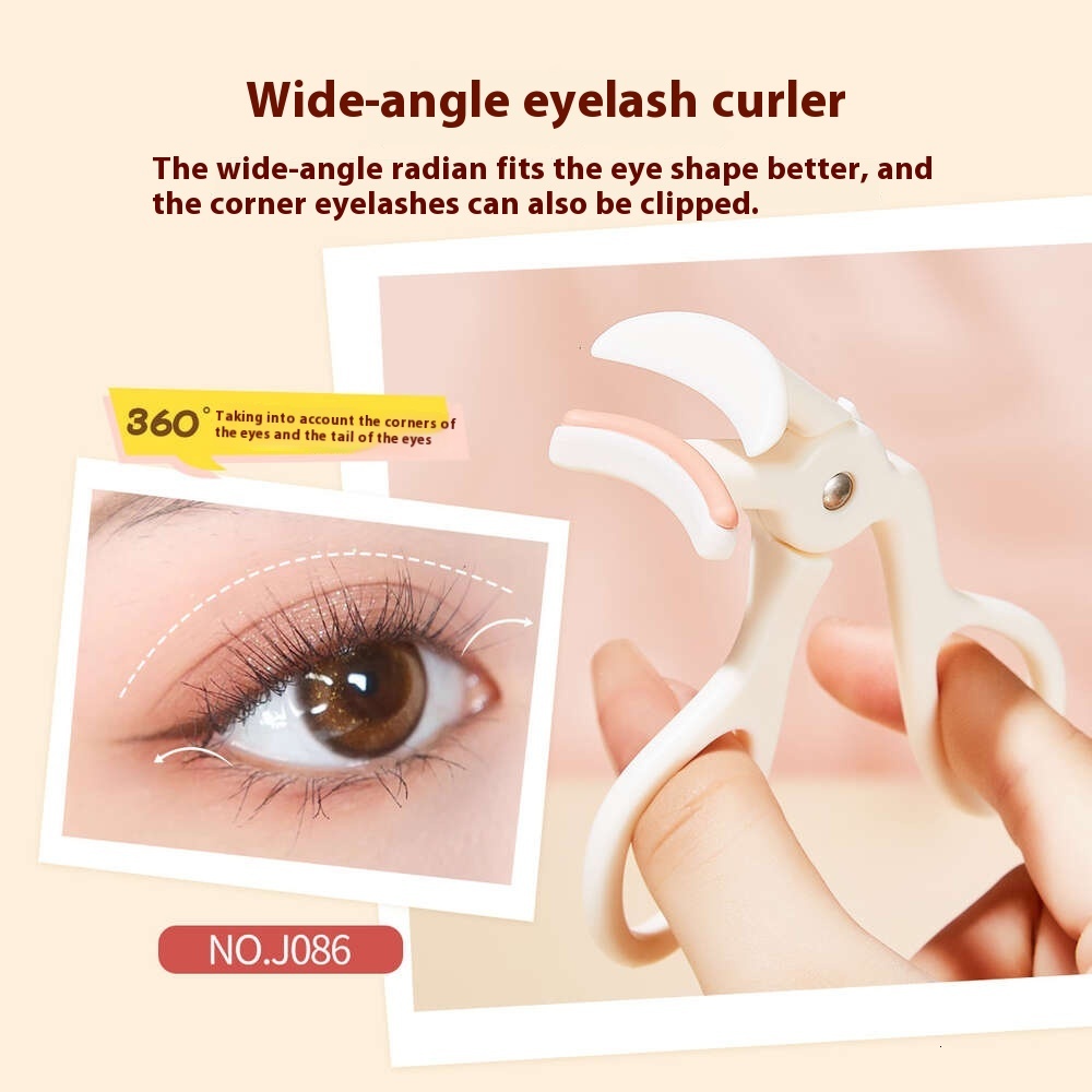 Jonbos's Innovative Curved Single Clip Eyelash Curler Compact & Powerful Lift Technique