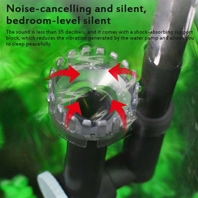 Aquarium Filter Fish tank hanging type filter External Oxygen Pump Water Filter Water Pump Waterfall Maker Oxygen Setup machine