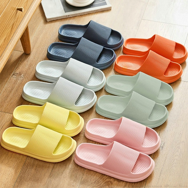 Men'S Fashion Soft Sandals Anti-Slip Wear-Resistant Eva Sole Comfortable Home Slippers Bathroom Bath Flip-ps 8f39