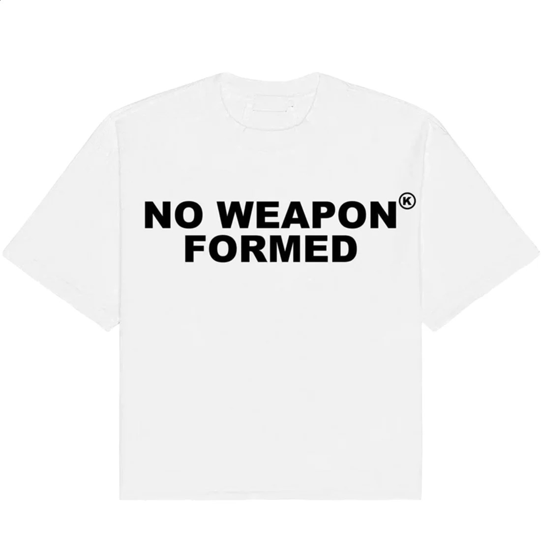 Kixkz Galore No Weapon Formed Vintage 90s TShirt Men and Woman Short Sleeve Women Funny T Shirt Unisex Harajuku 240829