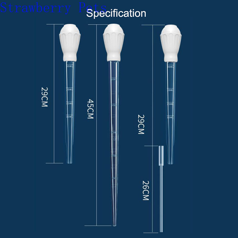 57cm 30ml 50ml Aquarium Clean Tool Pipette Fish Tank Siphon Pump Water Changer Aquarium Accessories with Extension Tube