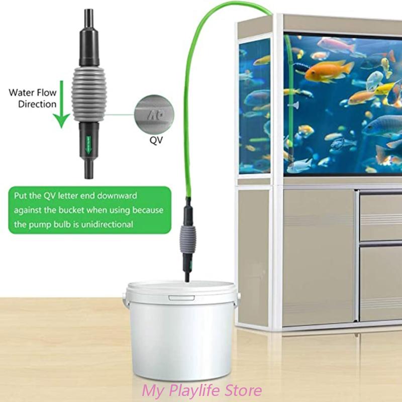 Aquariums Siphon Water Change Kits Fish Tank Water Changer Hoses Gravel Cleaner for Small Medium Tank Draining Water