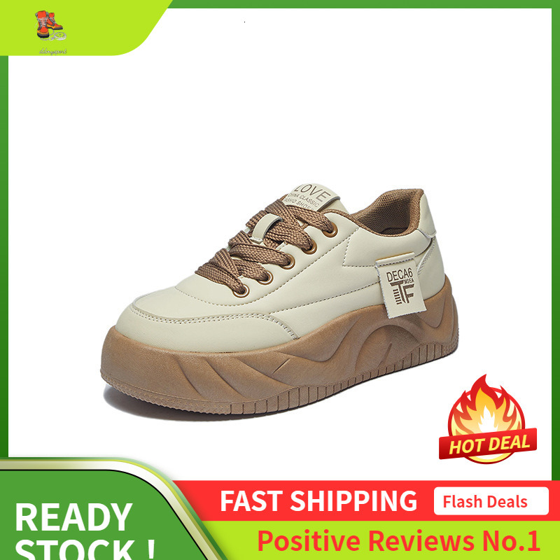 Ddmysports Winter Little White New Korean Edition Instagram Female Student Eightening Sports Board Shoes Trendy Leisure Street Shoot KT OUTDOOR