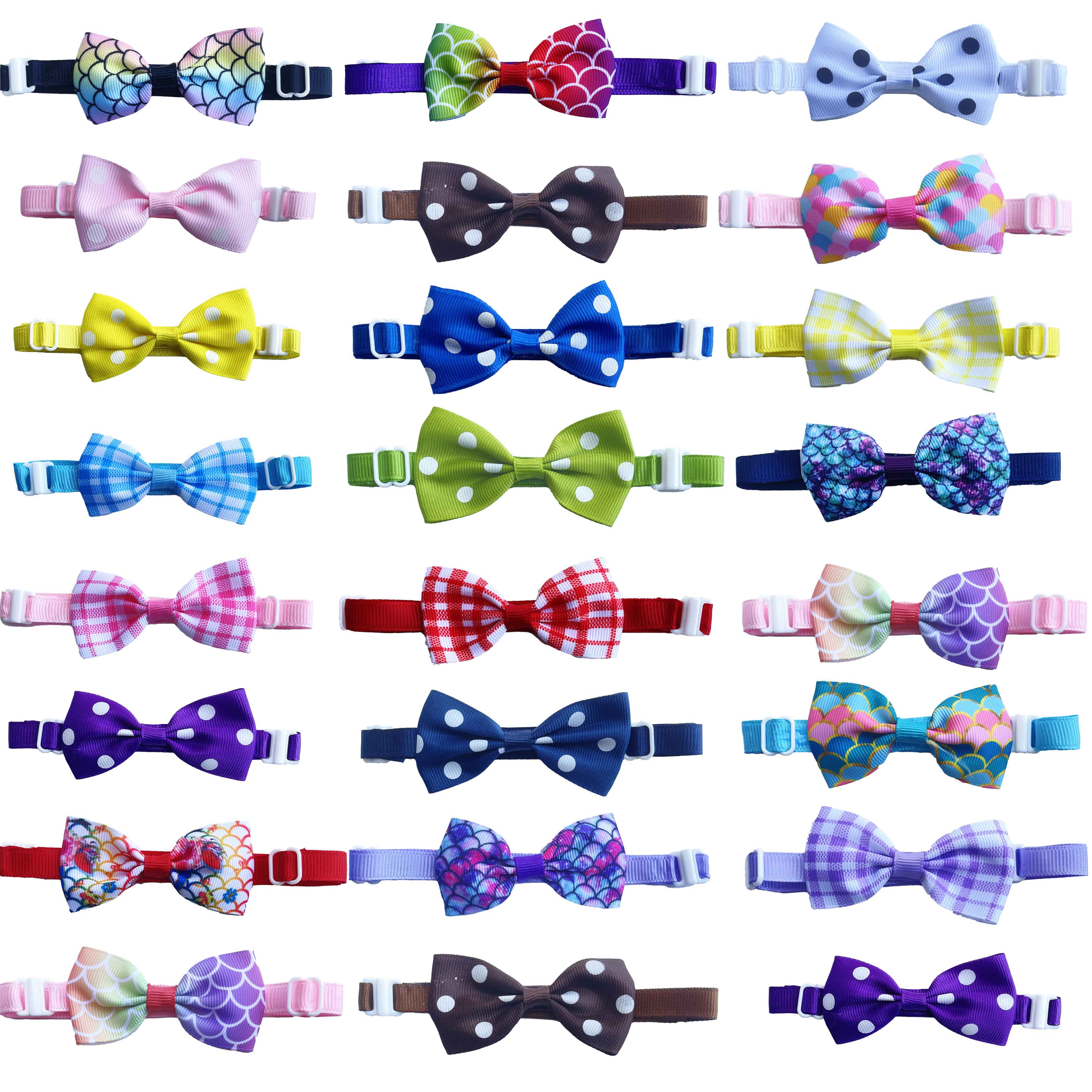 50/100pcs Dog Bow Ties Bulk Small Dog Bowtie Collars Dog Fashion Bow Tie Pet Supplies for Small Dogs Dog Accessories