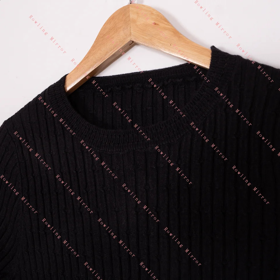 ZESSAM Solid Knit Women TShirt Summer ONeck Long Sleeve Vertical Stripe Slim Fit Button Lady Pullover Casual Vintage Femme Top 240827