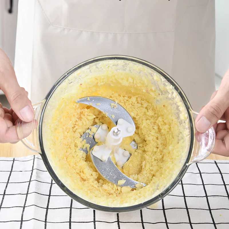 Multi functional garlic peeler household electric meat grinder garlic chopper fruit and vegetable chopper kitchen tool M240830