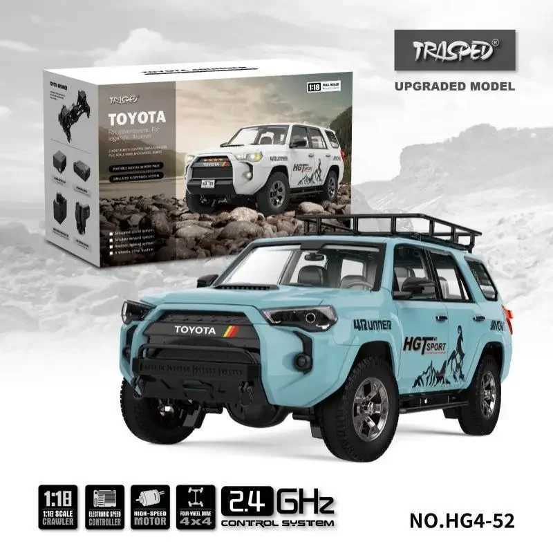 HG 1/18 Toyota Super Simulation Electric Model Simulates Sound Effects and Lighting Remote Control Toy RC Car Gift W240829