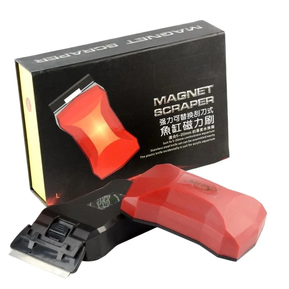 Magnetic Aquarium Brush Fish Tank Cleaner Magnetic Brush Aquarium Tank Fish Tools Floating Brush Glass Algae Cleaning Scraper