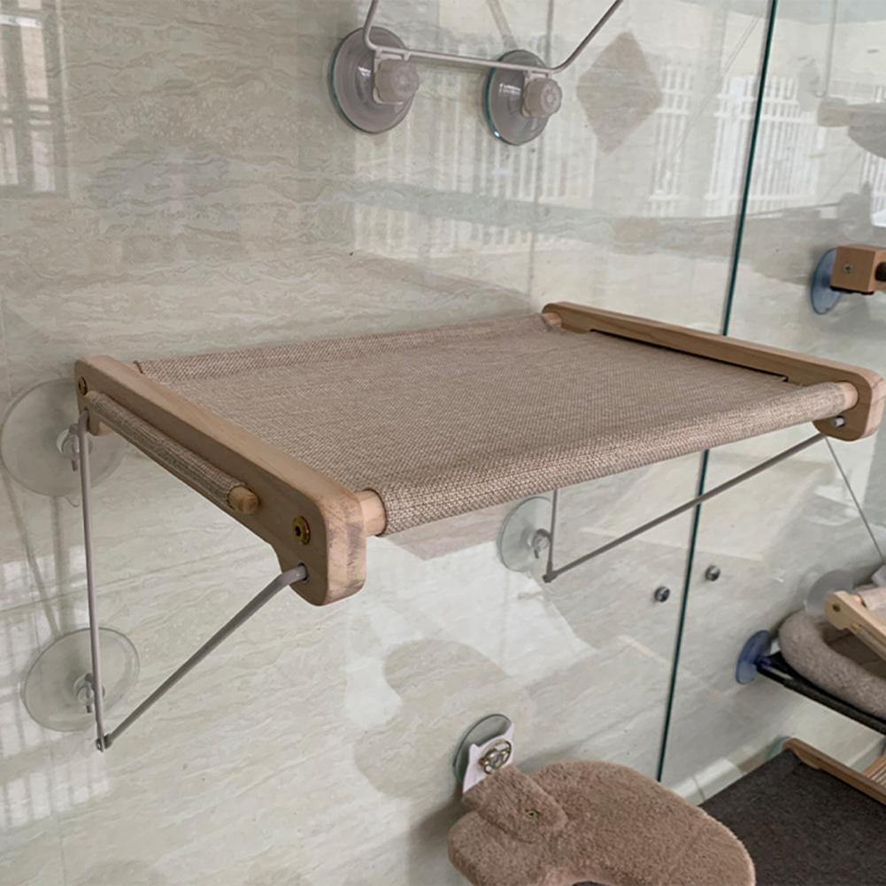 Foldable Cat Bed Innovative Foldable Cat Hammock Scratching Board Combo with Strong Load Capacity Detachable Suction for Feline