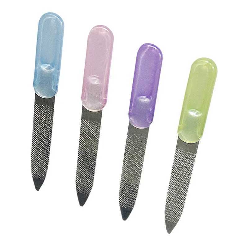 Stainless steel nail file plastic nail reinforcement tool manual nail file professional manual tool W240829