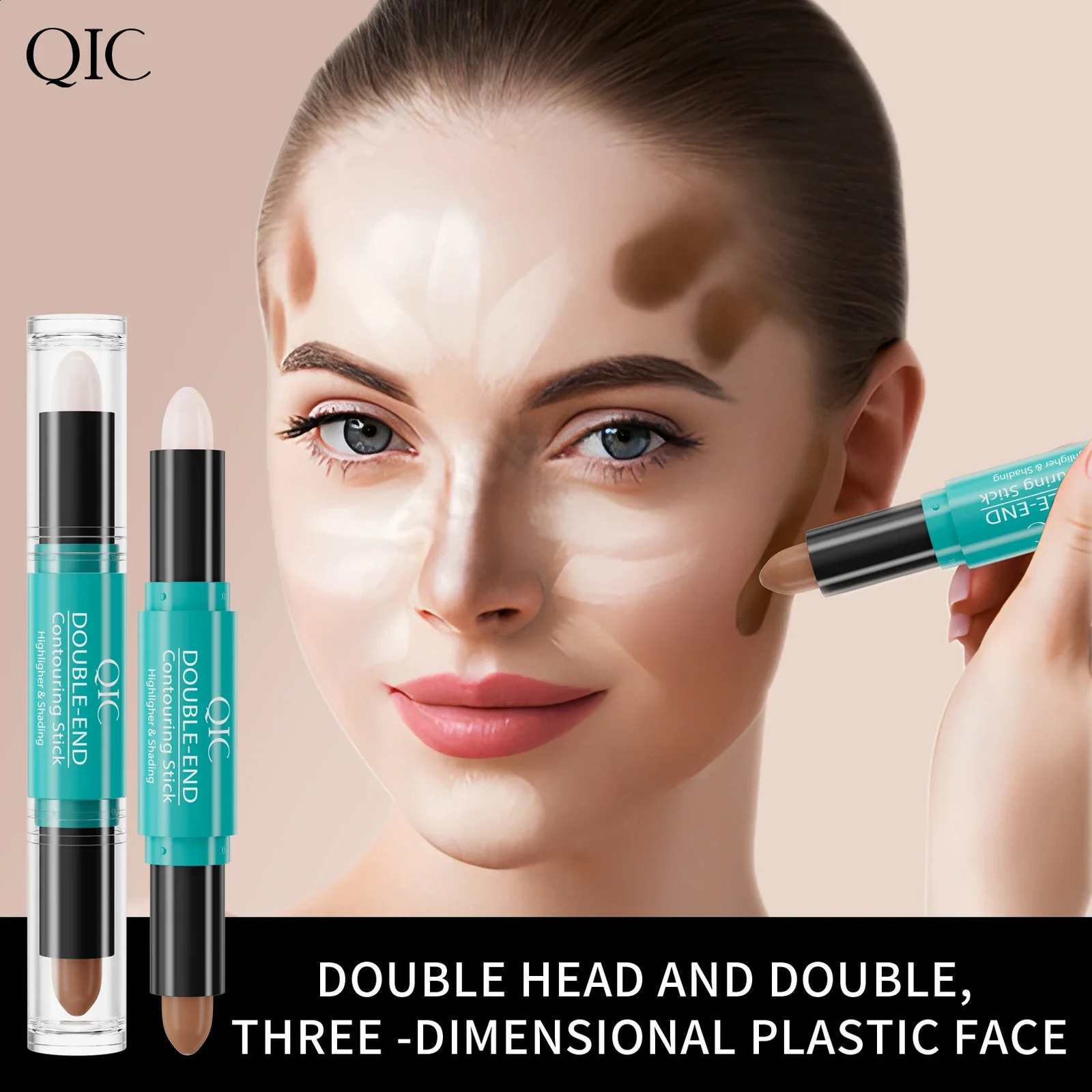 Face Basic concealer Long lasting dark circle corrector Contour concealer Makeup Stick 240829