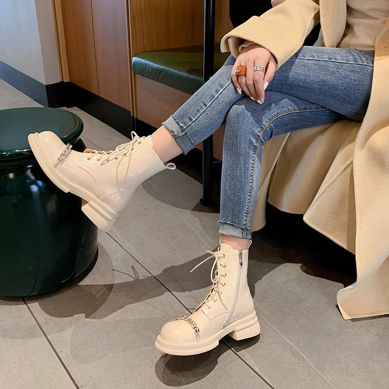 for Fashion Ankle Women Bg Rhies Design Ladies Autumn Winter Shoes Woman Thick Bottom Platform Boots Girls 8c0a Platm