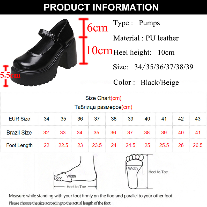 2024 Chunky Platform Mary Janes, Patent Leather High Heels Pumps, Sweet Thick Heel Party Shoes for Women