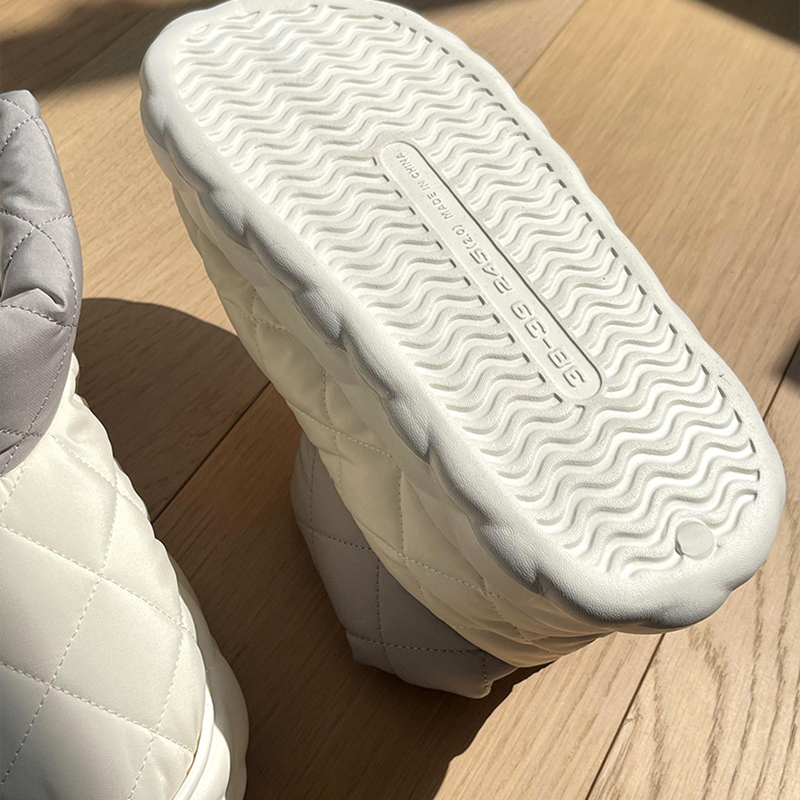 2023 New Winter Cotton Shoes for Women Down Waterproof Colth Snow Female Thick Bottom Keep Warm Plush Ankle Boots Woman